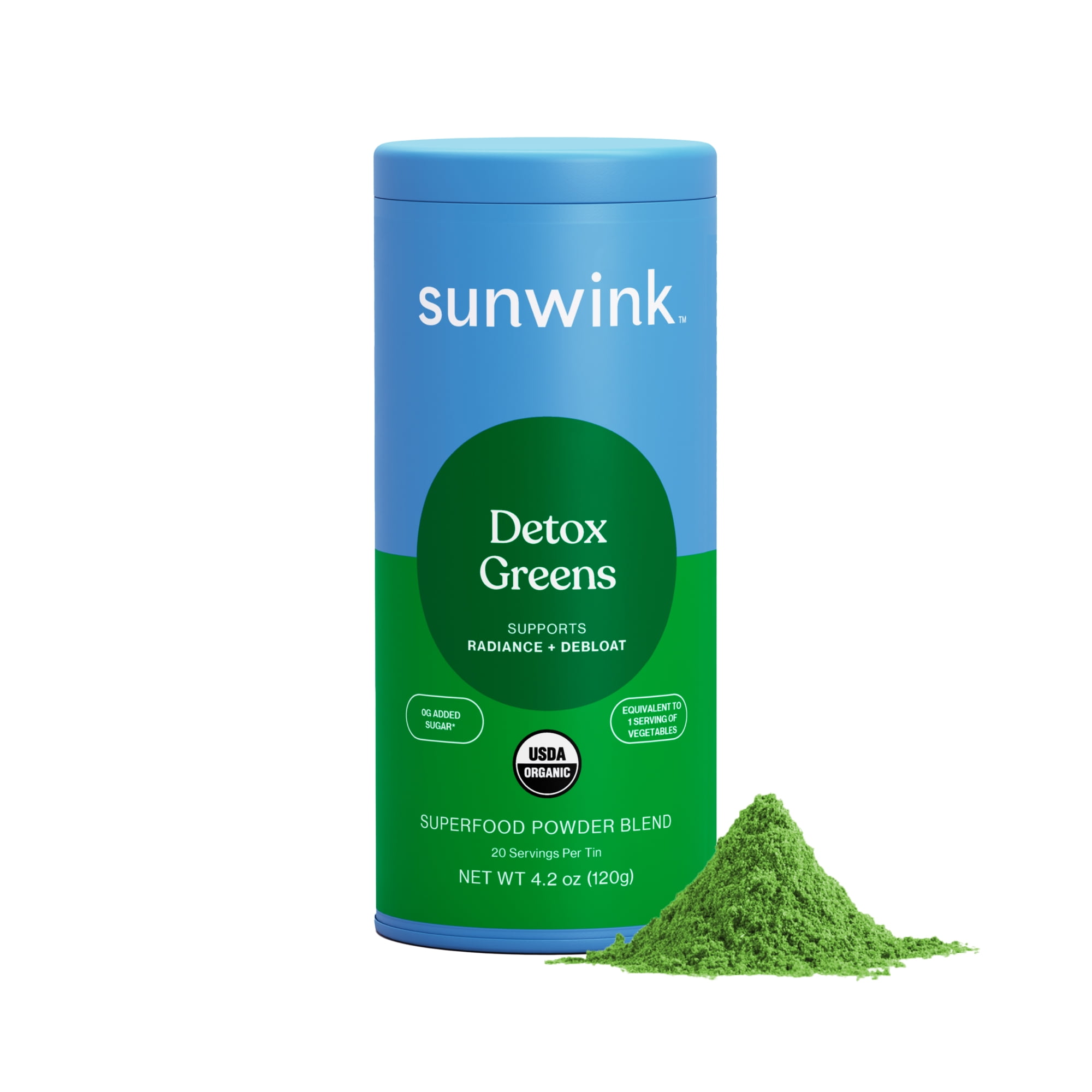Sunwink Superfood Powder - Organic Detox Greens
