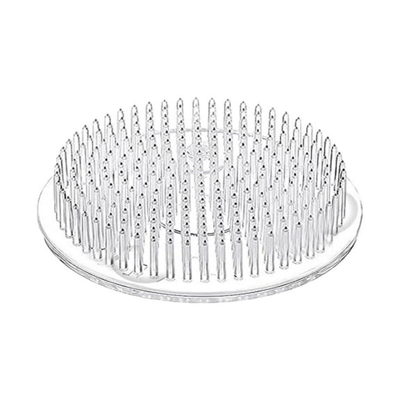 Sunxin 1Pc Flower Arrangement Stand with Suction Cupflower Arrangements Holder with Suction Ikebana Stem Holder Plate Flower Arrangements Supplies Stem Holder for Flowers Home Decor