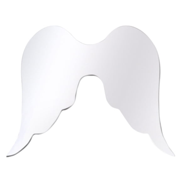 Sunxin Acrylic Mirror Surface with Wings Attachednordic Acrylic Mirror Cartoon Wall Camera Props Kids Room Wall Decoration B