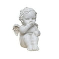 thumbnail image 1 of Sunxin Angel Art Living Room Ornaments: Don'T Look, Don'T Listen, Don'T Speakangel Statue Cherub Figurine Indoor Outdoor Home Garden Angel Sculpture Statuette Shelf Angel Angel Table Car Decor, 1 of 3