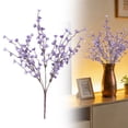 thumbnail image 1 of Sunxin Artificial Flowers Blossom Branches Artificial Flowers Creamy Blossom Long with Frosted Powder Blossom for Indoor Decoration Tall Vase Arrangements Home Wedding Table Centerpieces, 1 of 9