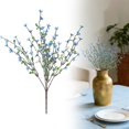 thumbnail image 1 of Sunxin Artificial Flowers Blossom Branches Artificial Flowers Creamy Blossom Long with Frosted Powder Blossom for Indoor Decoration Tall Vase Arrangements Home Wedding Table Centerpieces, 1 of 9