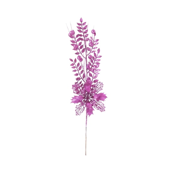 Sunxin Artificial Flowers Hollowed Out Home Decoration Gold Powder Cuttings, One Bundle of Simulated Hollowed-Out Gold Powder Leaf Cuttings