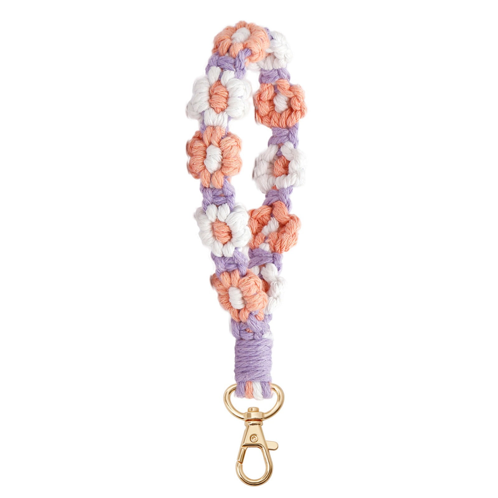 Weaving Keychains Sunxin Bohemian Hand-Woven Keychain Wrist Strap, Nordic-Style Small ...
