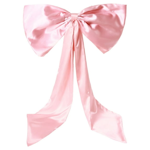 Sunxin Bow Wedding Birthday Party Decoration Alarge Bow for Room Decor 40X24 Inches Satin Ribbon Tie Birthday Decorations Giant Hanging Wall Decor for Ballerina Girls
