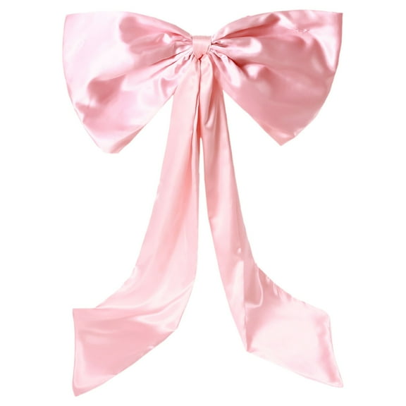 Sunxin Bow Wedding Birthday Party Decoration Alarge Bow for Room Decor 40X24 Inches Satin Ribbon Tie Birthday Decorations Giant Hanging Wall Decor for Ballerina Girls