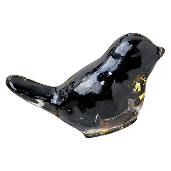 Sunxin Crystal Craft Bird Ibird Figurines Collectible Miniature Resin Glass Decorative Gravel Birds Art Animals Figurines for Desktop Home Decor Paperweight