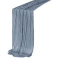 thumbnail image 1 of Sunxin Decorative Table Banner Cheesecloth Table Runner Cheese Cloth Tablecloth 90X400 Cm Table Runner for Wedding Decor Holiday Birthday Party Table Dining Room Dresser Decor, 1 of 9