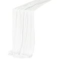 thumbnail image 1 of Sunxin Decorative Table Banner Cheesecloth Table Runner Cheese Cloth Tablecloth 90X400 Cm Table Runner for Wedding Decor Holiday Birthday Party Table Dining Room Dresser Decor, 1 of 9