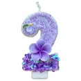 thumbnail image 1 of Sunxin Digital Candle 2Birthday Number Candle Purple Flower Birthday Number Candle Glittering Charming Number Candle Paraffin Number Candle for Girls Boys Birthday Anniversary, 1 of 9