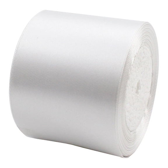 Sunxin Gift Wrapping Paper Ribbon 3 Inch Wide 25 Yards Satin Thick Ribbon for Wrapping Wedding Decor Large Bows Making Wedding Chair Sash Flower Bouquets Christmas Diy Crafts