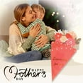 thumbnail image 1 of Sunxin Greeting Card Happy Mother'S Day Greeting Card Bouquet Shape Three Colors with Warm Envelope, 1× Greeting Card, 1 of 6