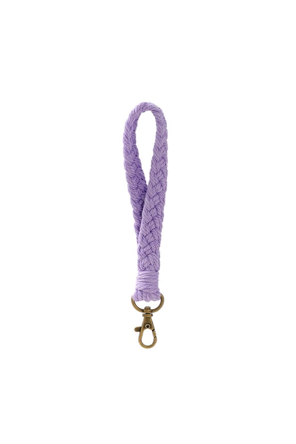 Hangs Handmade Woven Cotton Rope Keychain Bracelet Woven Pendant Keyring Car Keychain, 1X Mobile Phone Pendant
