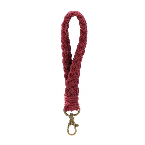 Sunxin Hangs Handmade Woven Cotton Rope Keychain Bracelet Woven Pendant Keyring Car Keychain, 1X Mobile Phone Pendant