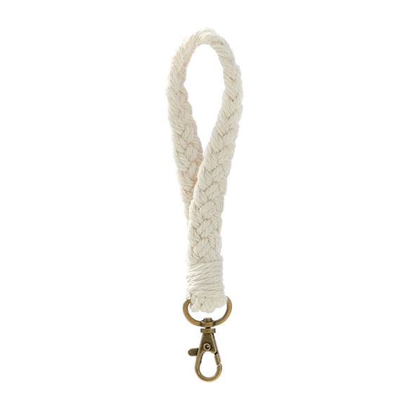 Sunxin Hangs Handmade Woven Cotton Rope Keychain Bracelet Woven Pendant Keyring Car Keychain, 1X Mobile Phone Pendant