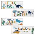 thumbnail image 1 of Sunxin Hangs Inspirational Famous Saying Wooden Listed Dinosaur Room Bedroom Decoration Boy Dinosaur Wall Decoration, 4Pc Listing, 1 of 4