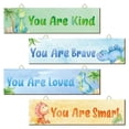 thumbnail image 1 of Sunxin Hangs Inspirational Famous Saying Wooden Listed Dinosaur Room Bedroom Decoration Boy Dinosaur Wall Decoration, 4Pc Listing, 1 of 4
