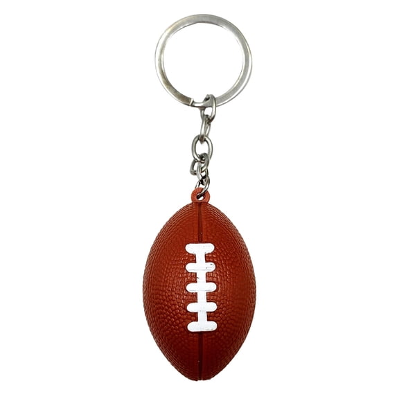 Sunxin Hangs Keychains Keychain Keychain Football Pendant American Pendant Simulation Competition Keychains Keychain for Women (Orange 1 Size), 1× Mini Simulation Rugby Keychain Pendant