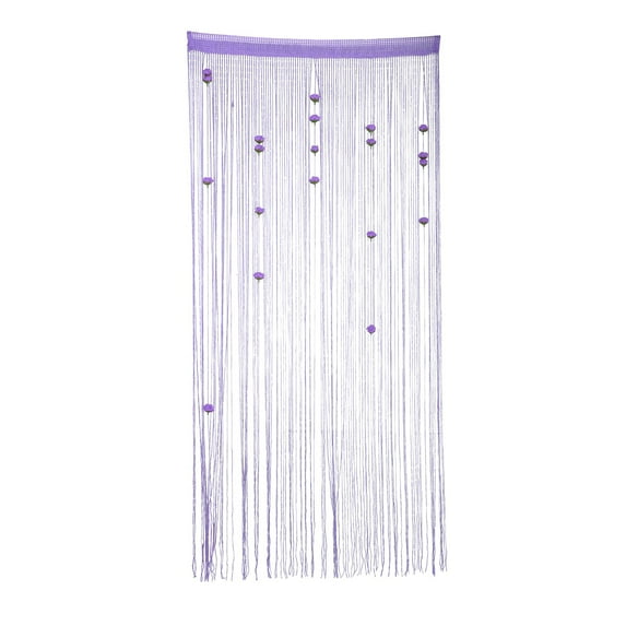 Sunxin Hangs Thread Door Curtain for Doorways Privacy Door Country String Curtain with Roses String Door Curtain Window Decoration Room Divider Hanging Tassel Curtain for Home, 1X Door Curtain