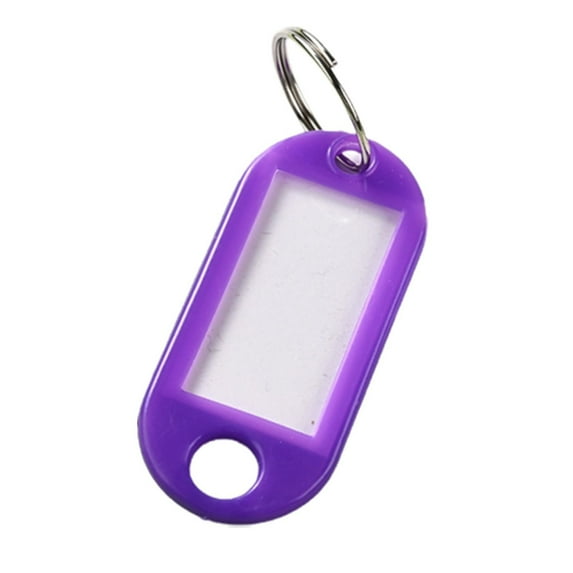 Sunxin Purple Colored Marked Label Tag Pendantcolorful Plastic Key Tags Hotel Room Number Labels & Luggage Identification Tags with Keychain Accessories