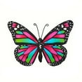 thumbnail image 1 of Sunxin Wall Stickers Metal Butterfly Wall Decor 4 Butterflies Wall Sculpture Hanging Decorations for Indoor Outdoor Fences Patio Yard Fence Garden Decorations, Pendant *1, 1 of 8