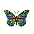 thumbnail image 1 of Sunxin Wall Stickers Metal Butterfly Wall Decor 4 Butterflies Wall Sculpture Hanging Decorations for Indoor Outdoor Fences Patio Yard Fence Garden Decorations, Pendant *1, 1 of 8