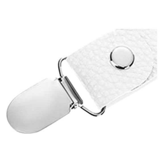 Sunxin White Travel Leather Hat Clip Cliphat Clip Colorful Hat Holder for Traveling Bag Backpack Purse and More Hand Bag Accessory