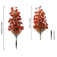thumbnail image 1 of Sunxin Yellow and Sunset Red Mixed Colorsfall Artificial Plants Topiary Trees with Ground Set of 2 Faux Shrubs Fall Leaves 17" Bushes Fall Decor Outdoor Porch Garden Autumn Thanksgiving Dec, 1 of 7