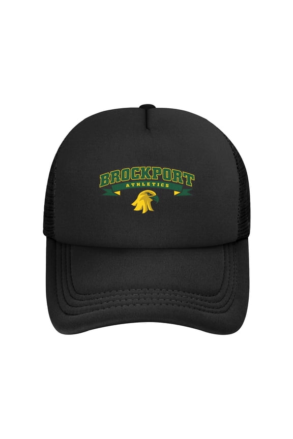 Suny College At Brockport Solid Color Lightweight Adult Mesh Baseball Cap