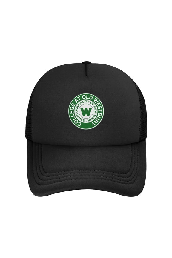 Suny College At Old Westbury Solid Color Lightweight Adult Mesh Baseball Cap