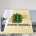 thumbnail image 1 of Suny College at Brockport Fleece Blanket, Very Soft Microfiber Flannel Blanket for Couch Warm and Cozy for All Seasons, 1 of 6