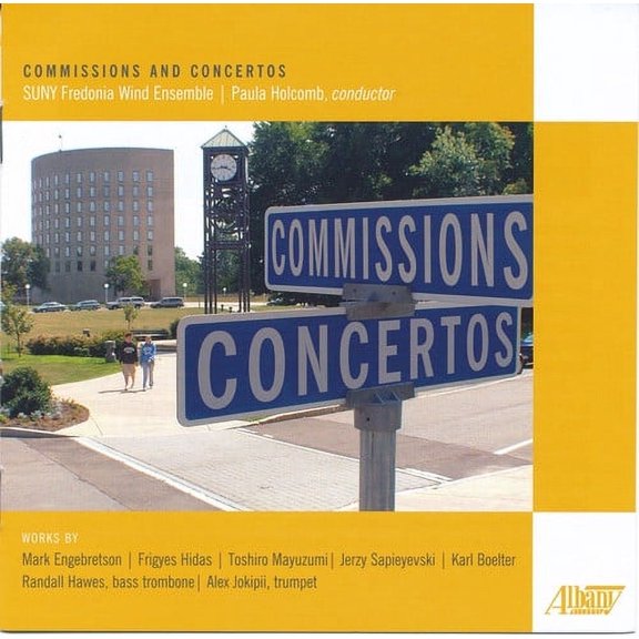 Suny Fredonia Wind Ensemble - Commissions & Concertos - Music & Performance - CD