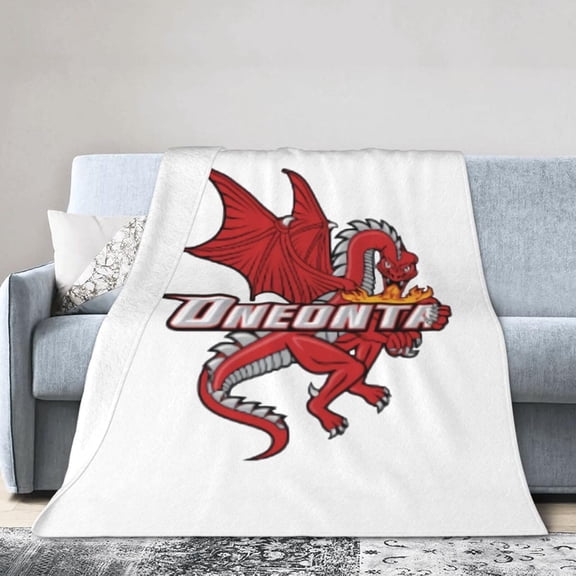 Suny Oneonta Fleece Blanket, Very Soft Microfiber Flannel Blanket for Couch Warm and Cozy for All Seasons, Black