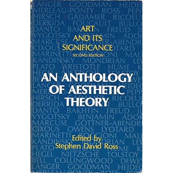 Pre-Owned Art and Its Significance: An Anthology of Aesthetic Theory (SUNY Series in Philosophy) Second Edition, 9780887066009, 0887066003, Paperback, 2 edition