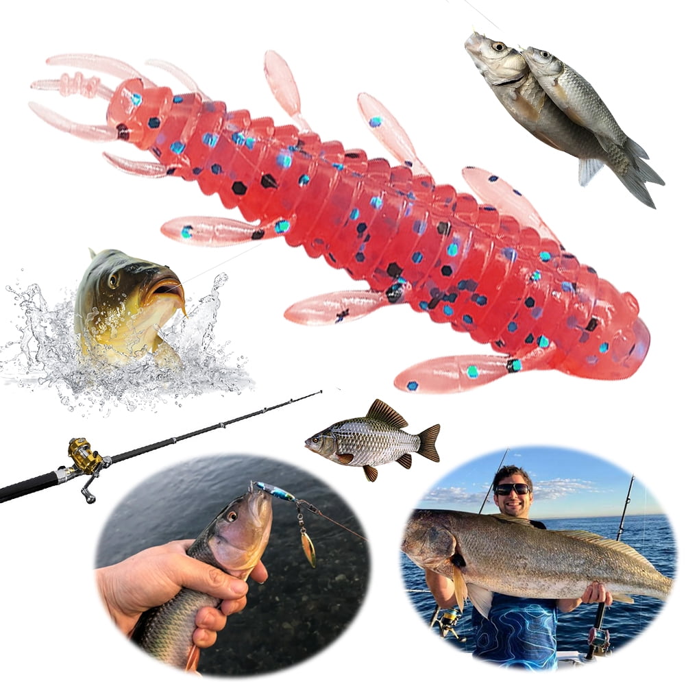 SunyaMood Dancing Potato Soft Fishing Lures Add Salt Fishy Smell Soft Lures Worm Artificial Bait