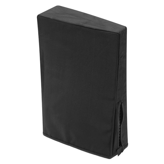 SunyaMood Dust Cover Anti-Scratch Dustproof Protector for PS5 Slim Console(Black Vertical)