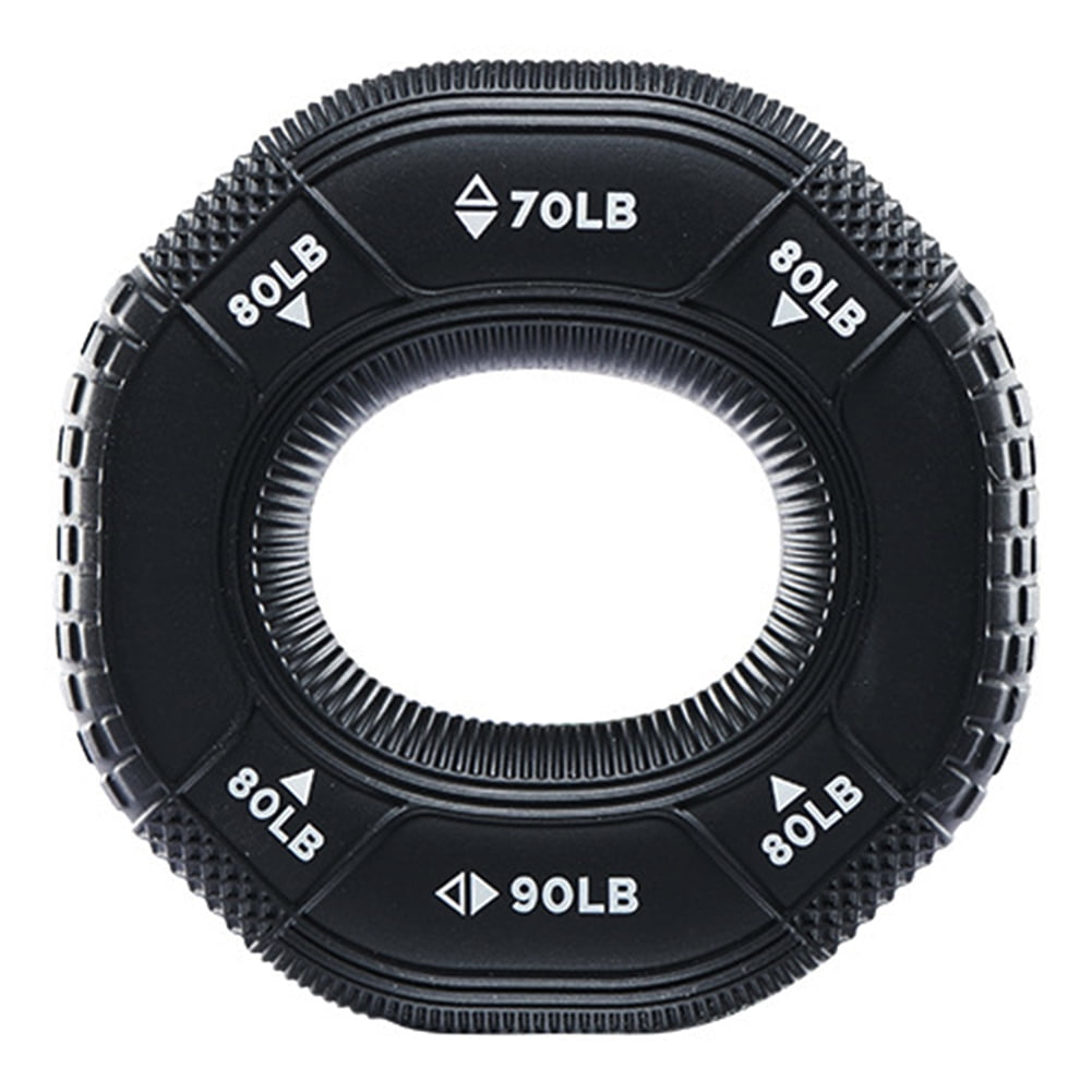 SunyaMood Silicone Rings Grip Exercise Ring for Ro Cli ing Athletes Work t (Bla )