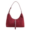 thumbnail image 1 of Sunyeur Womens Vintage Faux Suede Shoulder Bag, Trendy Dumpling Crossbody Handbag Hobo Bag Commuter Satchels, 1 of 8