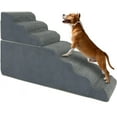 thumbnail image 1 of Sunyrisy Dog Stairs for Small Dogs and Cats, 7 Steps Dog Ramp for High Beds, Couch, Sofa, Waterproof Pet Steps with Removable Washable Cover, 1 of 7