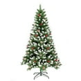 thumbnail image 1 of Sunyuer Artificial Spruce Christmas Tree 7 ft, Classic Color Trees for Home, Office, Party Decoration, Easy Assembly, 1 of 7