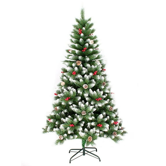 Sunyuer Artificial Spruce Christmas Tree 7 ft, Classic Color Trees for Home, Office, Party Decoration, Easy Assembly