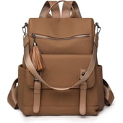 Sunyuer Backpack Purse for Women, PU Leather Anti-theft Backpack, Ladies Convertible Satchel Bags, Shoulder Bag for Travel, Work, Trip
