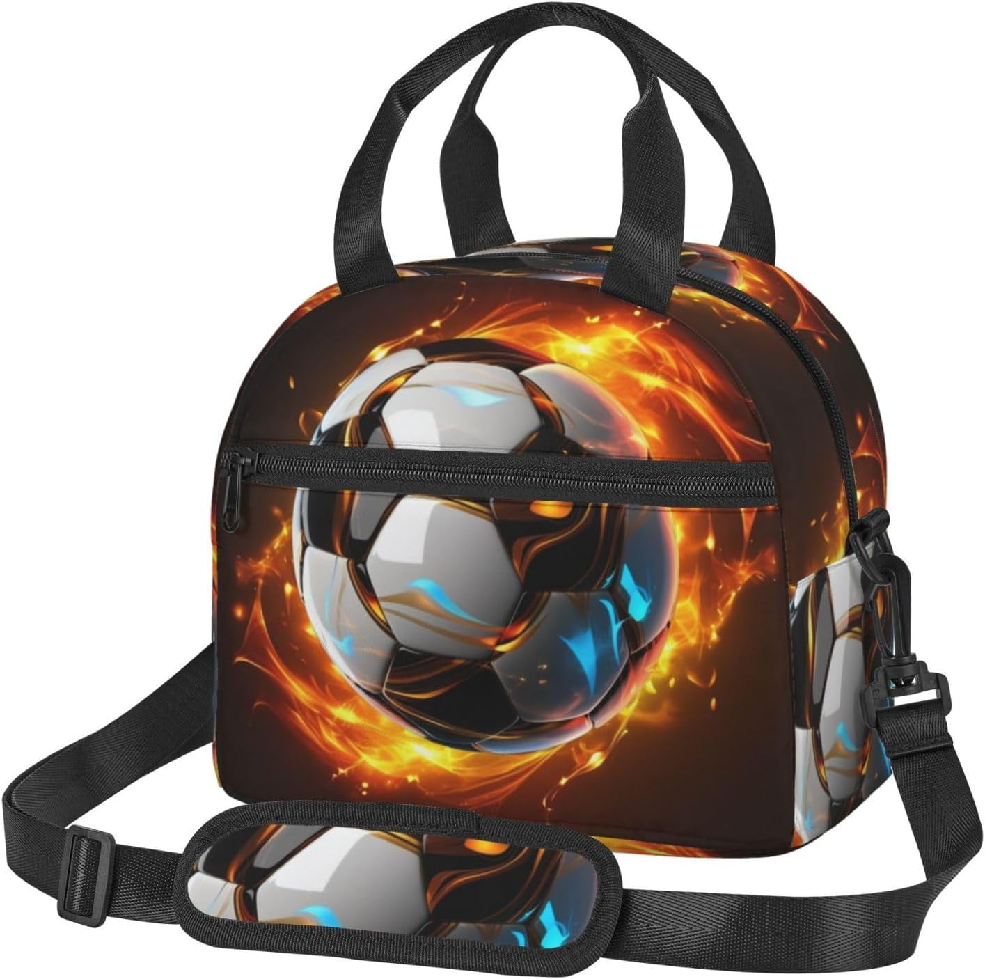 Sunyuer Cool Soccer Lunch Bag, Reusable Insulated Container With