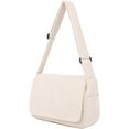 thumbnail image 1 of Sunyuer Corduroy Crossbody Bag for Women, Large Capacity Retro Messenger Bag, Casual Lazy Style Shoulder Handbag, Adjustable Strap Lightweight Daily School Travel Purse, 1 of 8