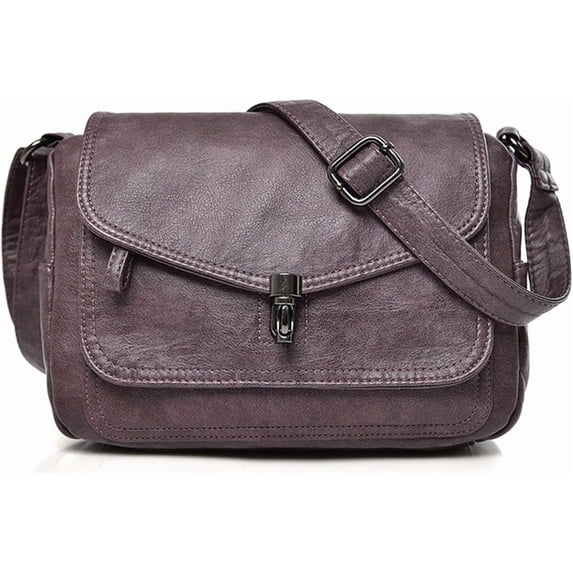 Sunyuer Crossbody Bags for Women, Vintage Purse with Adjustable Strap, PU Leather Versatile Shoulder Bag For Daily