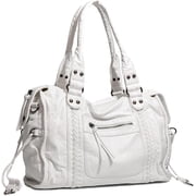 Sunyuer Crossbody Tote Bags for Women, Vintage Washed Leather Large Handbag, Y2K Hobo Bag, Vintage Shoulder Bag Motorcycle Bag