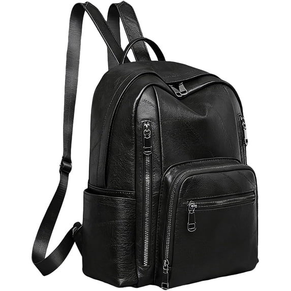 Sunyuer Daily Use Backpack Purse for Women PU Leather Travel Back Pack Fashion Multipurpose Design Shoulder Bags Handbag