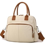 Sunyuer Diaper Bag Tote, Travel Stylish Mommy Bag with Stroller Clips, Large Capacity Hospital Bag for Labor and Delivery