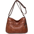 thumbnail image 1 of Sunyuer Fashion Crossbody Bag For Women Shoulder Bag Soft PU Leather Handbags Purses Multi Pocket Hobo Tote Bag, 1 of 6