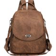 thumbnail image 1 of Sunyuer Fashion PU Leather Backpack Purse for Women, Anti-theft Leisure Multiple Functions Travel Bag Work Handbags Ladies Backpacks, 1 of 7